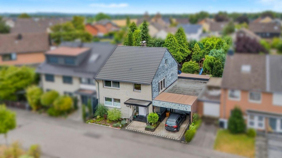 Luftaufnahme 1 Einfamilienhaus Bedburg